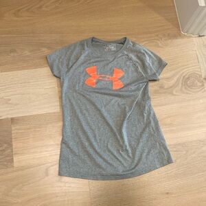 Under Armour Athletic Tee- Grey, YM